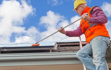 The Birches soft wash roof cleaning
